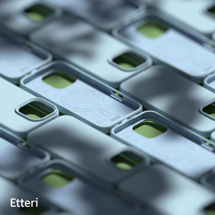 Etteri Silicone Mag -suojakuori iPhone 16 Pro Max 6,9":lle, vaaleansininen