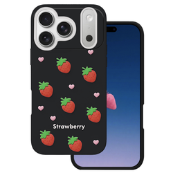Strawberry case for iPhone 17 Pro Max 6,9'' black