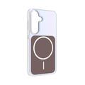 Etteri Hidden Pearl case for Samsung Galaxy S25 brown