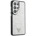 Guess case Fixed Glitter Triangle MagSafe for Samsung Galaxy S26 Ultra silver