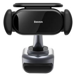 Baseus autoteline T-Space musta tuuletusritilään, aurinkokennolla