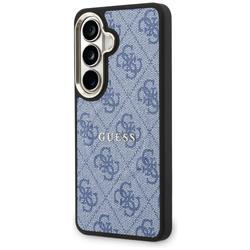 Guess case 4G Embossed Ring MagSafe for Samsung Galaxy S26 Plus blue
