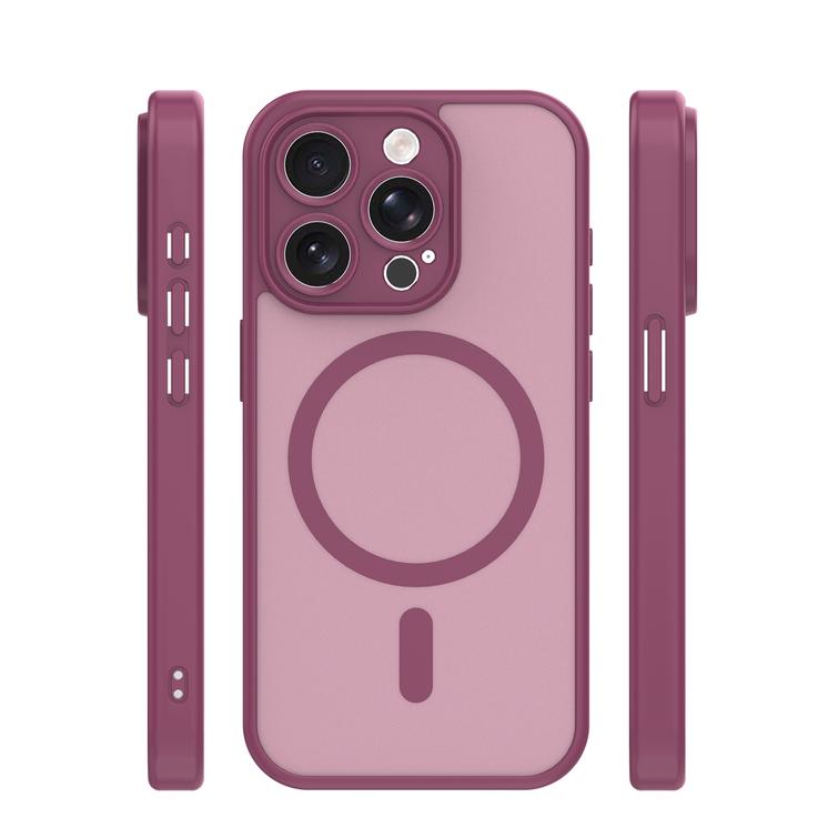 Mag Matt case for iPhone 14 Pro 6,1" maroon camera protection