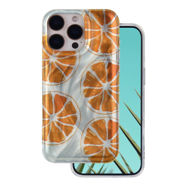 Ultra Trendy Summer case for iPhone 16 Pro 6,3" orange