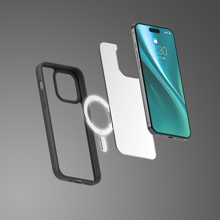 Etteri Matt Mag kotelo iPhone 14 Prolle 6,1" musta