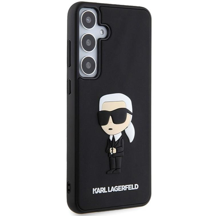 Karl Lagerfeld case for Samsung Galaxy S24 Plus KLHCS24M3DRKINK black HC 3D RUBBER IKONIK NFT