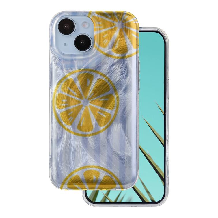 Ultra Trendy Summer case for iPhone 14 6,1" lemon
