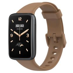SILICONE STRAP MI BAND 7 PRO/ M7 PRO (3). BROWN