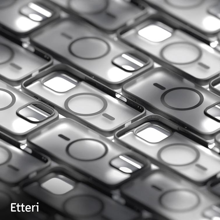Etteri Matt Mag kotelo iPhone 16 Prolle 6,3" musta