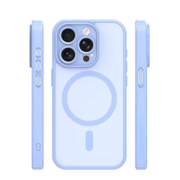 Mag Matt case for iPhone 14 Pro 6,1" light blue camera protection