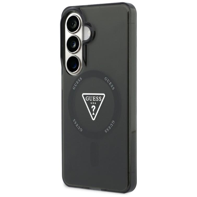Guess case IML Gradient Triangle MagSafe for Samsung Galaxy S26 black