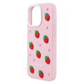 Strawberry case for iPhone 12 / 12 Pro 6,1" pink