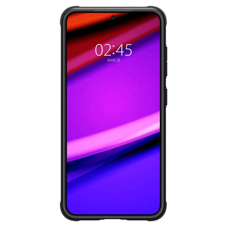 Spigen Rugged Armor -suojakuori Samsung Galaxy S24:lle mattamusta