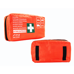 First aid kit with mouthpiece DIN 13164