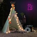Neon LED-valo CAT pinkki Lepakko + USB FLNE04 Forever Light