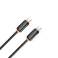 XO-kaapeli NB-Q302B PD USB-C - USB-C 1,0m 60W musta