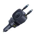 Baseus PrimeTrip VR2 Max Car Charger with Retractable Cable 3C+U 100W Cosmic Black
