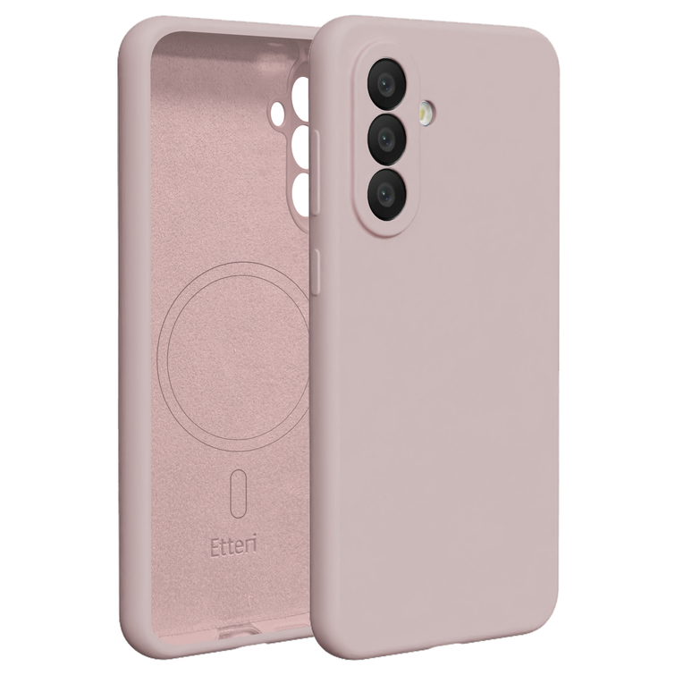 Etteri Silicone Mag kotelo Samsung Galaxy A37 5G vaaleanpunaiselle