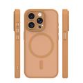 Mag Matt case for iPhone 14 Pro 6,1" brown camera protection