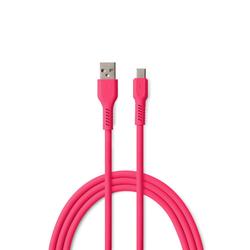 COLORUM-kaapeli USB-A - USB-C 1,8m 3A CK60-AC-02 x Magenta