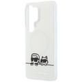 Karl Lagerfeld case IML Peekaboo Karl&Choupette MagSafe for Samsung Galaxy S26 Ultra transparent
