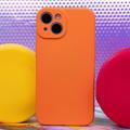 Xiaomi Redmi 13c 5G:n silikonikuori, oranssi