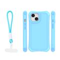 Safepop case with strap for iPhone 15 6,1" blue