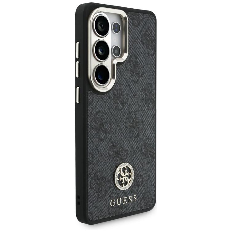 Guess case 4G Big Rhinestone Triangle Strap MagSafe for Samsung Galaxy S26 Ultra black