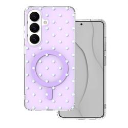 Bubble Dots Mag kuori Samsung S26 violetti