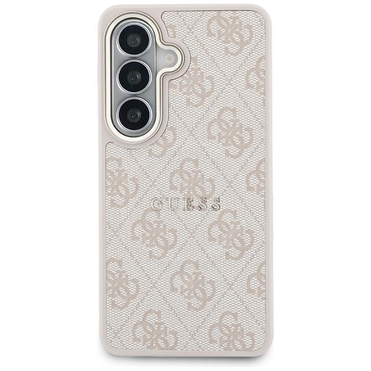 Guess case 4G Embossed Ring MagSafe for Samsung Galaxy S26 pink