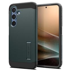Spigen Tough Armor MagSafe -suojakuori Samsung Galaxy S25+ Plus:lle, syv&auml;nvihre&auml;