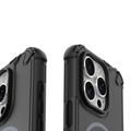 Defender 2in1 Mag -suojakuori iPhone 16 Pro 6,3":lle, musta