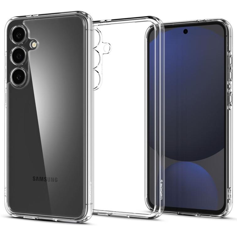 Spigen Ultra Hybrid -suojakuori Samsung Galaxy S24 FE:lle, kristallinkirkas