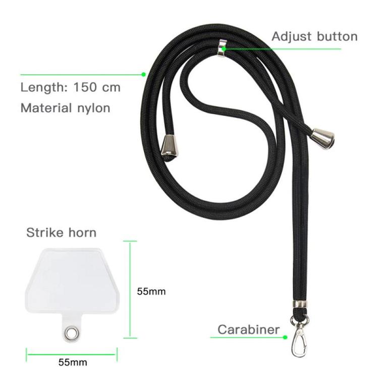 Yleismallinen kaulahihna puhelimelle tummansininen