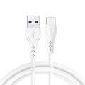 YESIDO CABLE CA71 18W USB/TYPE-C  1M 3A WHITE(20PCS)