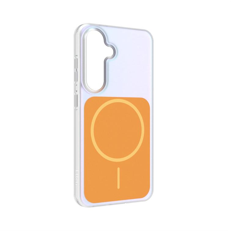 Etteri Hidden Pearl case for Samsung Galaxy S25 orange