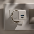 Forever TC-08-20AC GaN PD QC charger 1x USB-C 1x USB 20W white