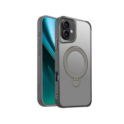 Etteri Matt Mag Ring suojakuori iPhone 16 Plus 6,7" harmaa