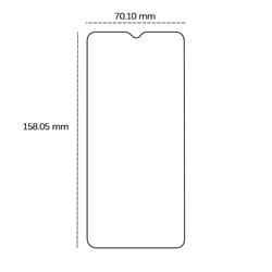 Karkaistu lasi 2,5D Motorola Moto E13:lle