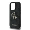 Guess iPhone 16 Pro 6,3" suojakuori GUHCP16L4GMGGR 4G:lle, iso logo, musta