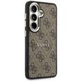 Guess case 4G Embossed Ring MagSafe for Samsung Galaxy S26 brown