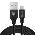 Baseus Yiven USB - microUSB -kaapeli 1,5 m 2A musta