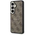 Guess case 4G Embossed Ring MagSafe for Samsung Galaxy S26 brown