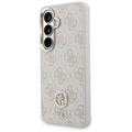 Guess case 4G Big Rhinestone Triangle Strap MagSafe for Samsung Galaxy S26 pink