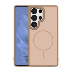 Frame Thin Mag -suojakuori Samsung Galaxy S26 Ultralle, ruskea