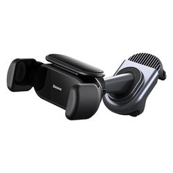 Baseus autoteline T-Space musta tuuletusritil&auml;&auml;n, aurinkokennolla