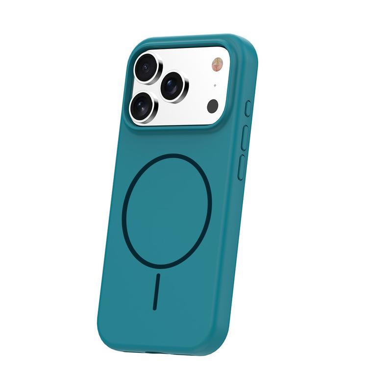 Silicone Thin Mag case for iPhone 12 / 12 Pro 6,1" turquoise