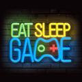 Forever Light Neon PLEXI LED EAT SLEEP GAME multicolor FPNE33