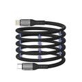Maxlife MXUC-11 magneettikaapeli USB-C - Lightning 1,0 m 27W musta nailon