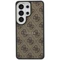 Guess case 4G Embossed Ring MagSafe for Samsung Galaxy S26 Ultra brown